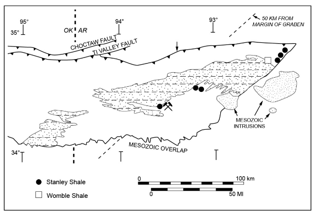 Ouachita location map